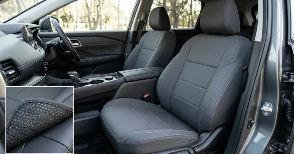 anti slip backing car seat cover