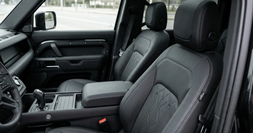 black car seat cover