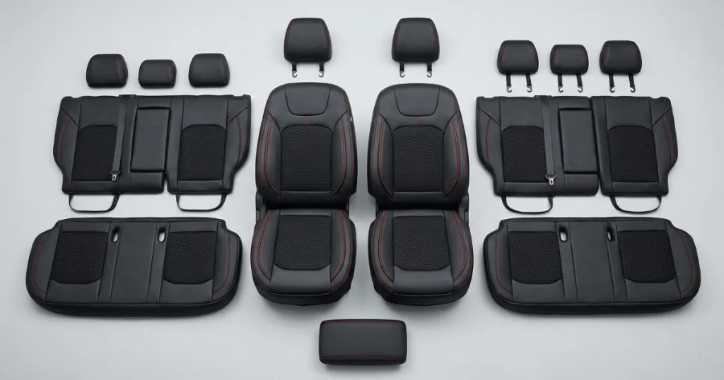 complete seat cover set