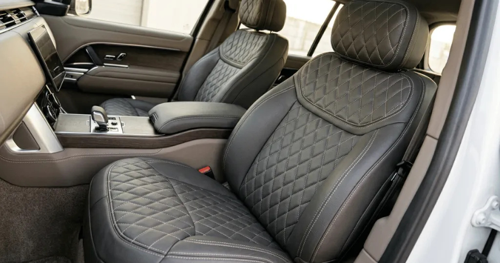 diamond stitch seat cover