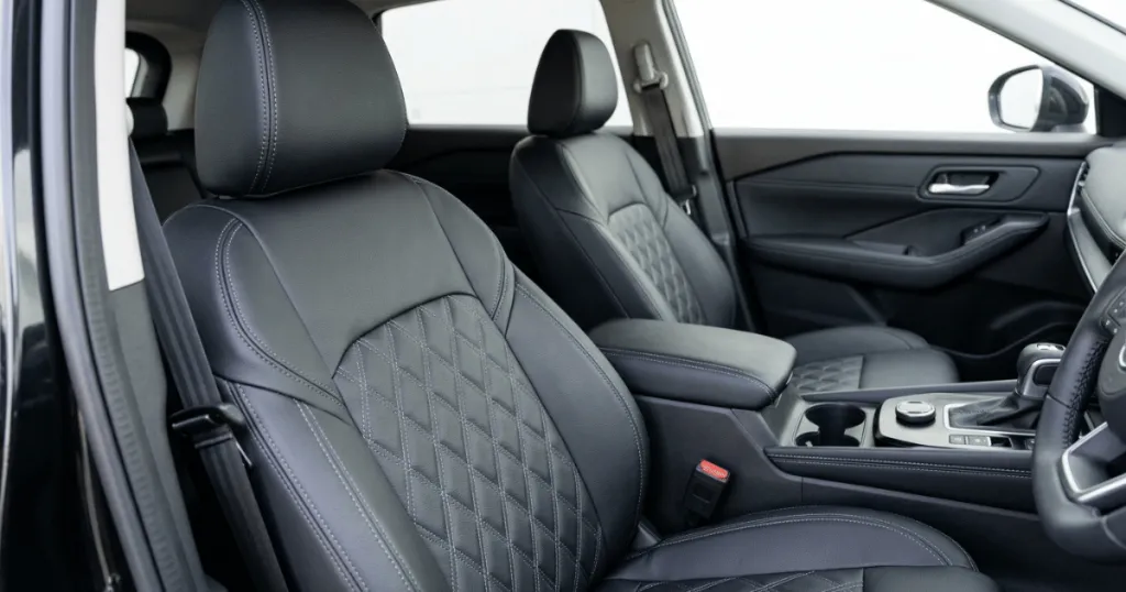 faux leather car seat cover