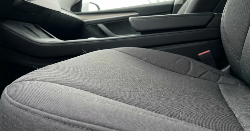 hair resistant car seat cover