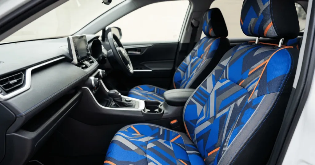 multi color car seat cover