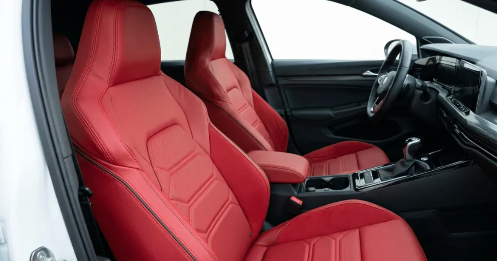 red car seat cover