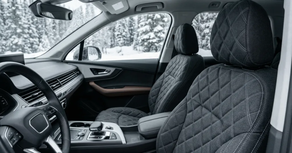snow climate car seat cover