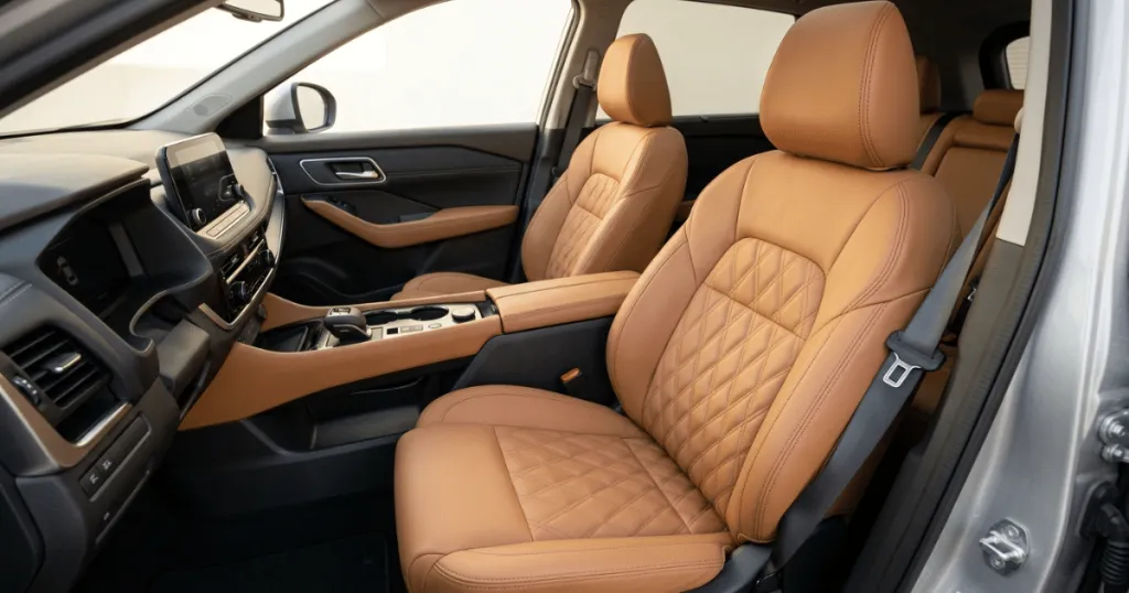 tan car seat cover