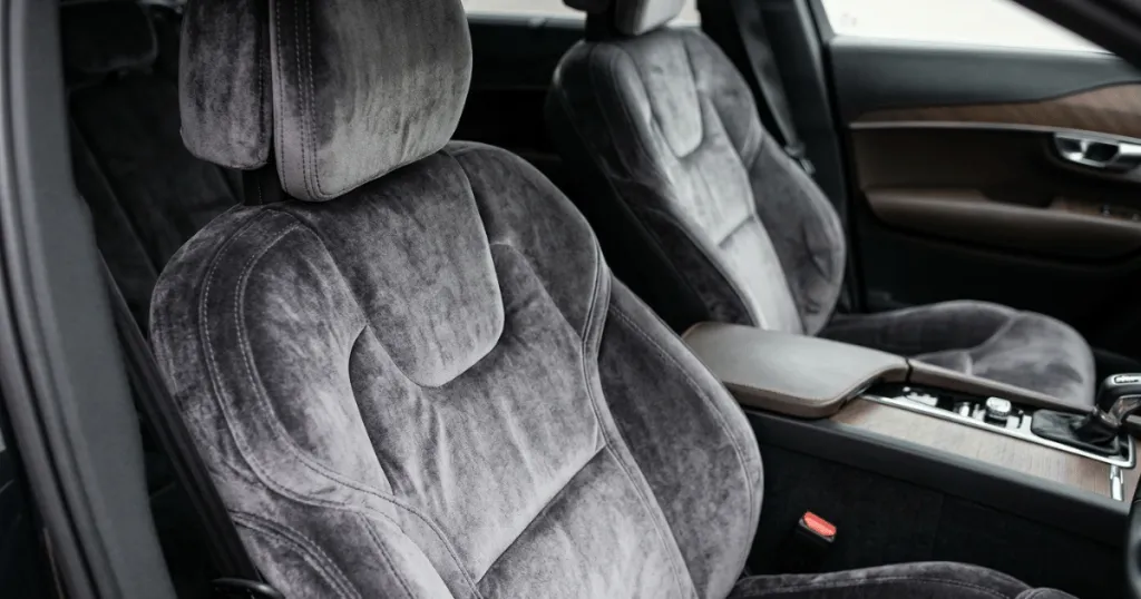 velvet car seat cover